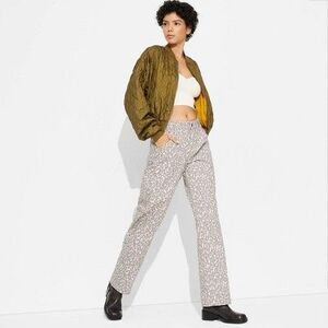 Wild Fable - Women's Mid-Rise 90's Relaxed Straight Pants - Wil Brown